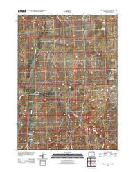 Puddle Springs Wyoming Historical topographic map, 1:24000 scale, 7.5 X 7.5 Minute, Year 2012
