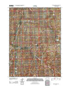 Puddle Springs Wyoming Historical topographic map, 1:24000 scale, 7.5 X 7.5 Minute, Year 2012