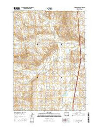 Purdy Reservoir Wyoming Current topographic map, 1:24000 scale, 7.5 X 7.5 Minute, Year 2015