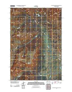 Quadrant Mountain Wyoming Historical topographic map, 1:24000 scale, 7.5 X 7.5 Minute, Year 2011