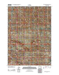 Rabbit Mountains Wyoming Historical topographic map, 1:24000 scale, 7.5 X 7.5 Minute, Year 2012