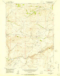 Radium Springs Wyoming Historical topographic map, 1:24000 scale, 7.5 X 7.5 Minute, Year 1953