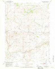 Radium Springs Wyoming Historical topographic map, 1:24000 scale, 7.5 X 7.5 Minute, Year 1953