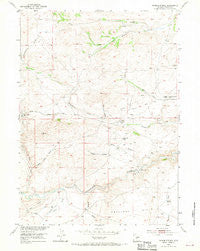 Radium Springs Wyoming Historical topographic map, 1:24000 scale, 7.5 X 7.5 Minute, Year 1953
