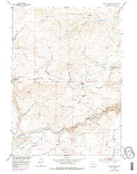 Radium Springs Wyoming Historical topographic map, 1:24000 scale, 7.5 X 7.5 Minute, Year 1953