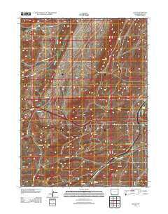 Ragan Wyoming Historical topographic map, 1:24000 scale, 7.5 X 7.5 Minute, Year 2012