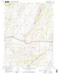 Ragan Wyoming Historical topographic map, 1:24000 scale, 7.5 X 7.5 Minute, Year 1965