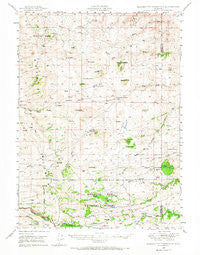 Ragged Top Mountain Wyoming Historical topographic map, 1:62500 scale, 15 X 15 Minute, Year 1948