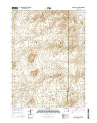 Ragged Top Mountain Wyoming Current topographic map, 1:24000 scale, 7.5 X 7.5 Minute, Year 2015