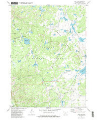 Raid Lake Wyoming Historical topographic map, 1:24000 scale, 7.5 X 7.5 Minute, Year 1981