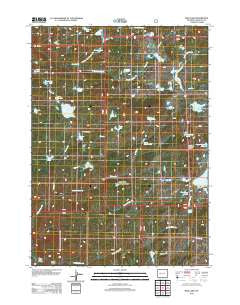 Raid Lake Wyoming Historical topographic map, 1:24000 scale, 7.5 X 7.5 Minute, Year 2012