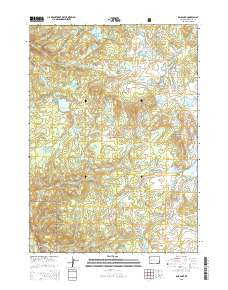 Raid Lake Wyoming Current topographic map, 1:24000 scale, 7.5 X 7.5 Minute, Year 2015
