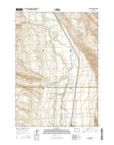 Rairden Wyoming Current topographic map, 1:24000 scale, 7.5 X 7.5 Minute, Year 2015