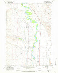 Rairden Wyoming Historical topographic map, 1:24000 scale, 7.5 X 7.5 Minute, Year 1967