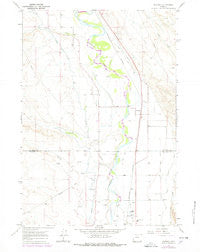 Rairden Wyoming Historical topographic map, 1:24000 scale, 7.5 X 7.5 Minute, Year 1967