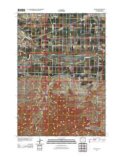 Ralston Wyoming Historical topographic map, 1:24000 scale, 7.5 X 7.5 Minute, Year 2012