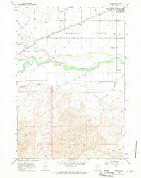 Ralston Wyoming Historical topographic map, 1:24000 scale, 7.5 X 7.5 Minute, Year 1967