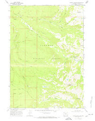 Rammel Mountain Wyoming Historical topographic map, 1:24000 scale, 7.5 X 7.5 Minute, Year 1968