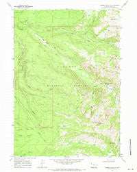 Rammel Mountain Wyoming Historical topographic map, 1:24000 scale, 7.5 X 7.5 Minute, Year 1968