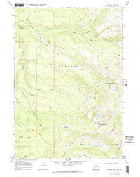Rammel Mountain Wyoming Historical topographic map, 1:24000 scale, 7.5 X 7.5 Minute, Year 1968