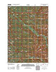 Rammell Mountain Wyoming Historical topographic map, 1:24000 scale, 7.5 X 7.5 Minute, Year 2012