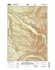 Rammell Mountain Wyoming Current topographic map, 1:24000 scale, 7.5 X 7.5 Minute, Year 2015