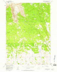Ramshorn Peak Wyoming Historical topographic map, 1:24000 scale, 7.5 X 7.5 Minute, Year 1956