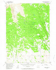 Ramshorn Peak Wyoming Historical topographic map, 1:24000 scale, 7.5 X 7.5 Minute, Year 1956
