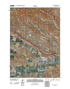 Ranchester Wyoming Historical topographic map, 1:24000 scale, 7.5 X 7.5 Minute, Year 2011