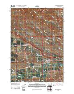 Ranchester Wyoming Historical topographic map, 1:24000 scale, 7.5 X 7.5 Minute, Year 2012