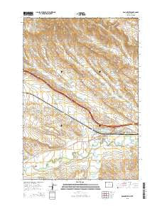 Ranchester Wyoming Current topographic map, 1:24000 scale, 7.5 X 7.5 Minute, Year 2015