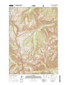 Ranger Peak Wyoming Current topographic map, 1:24000 scale, 7.5 X 7.5 Minute, Year 2015