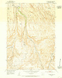 Rathbun Ranch Wyoming Historical topographic map, 1:24000 scale, 7.5 X 7.5 Minute, Year 1952