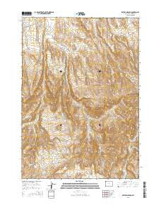 Rathbun Ranch Wyoming Current topographic map, 1:24000 scale, 7.5 X 7.5 Minute, Year 2015