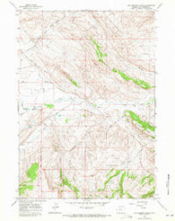 Rattlesnake Gulch Wyoming Historical topographic map, 1:24000 scale, 7.5 X 7.5 Minute, Year 1965
