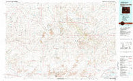 Rattlesnake Hills Wyoming Historical topographic map, 1:100000 scale, 30 X 60 Minute, Year 1981