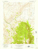 Rattlesnake Pass Wyoming Historical topographic map, 1:24000 scale, 7.5 X 7.5 Minute, Year 1955