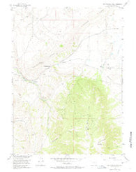 Rattlesnake Pass Wyoming Historical topographic map, 1:24000 scale, 7.5 X 7.5 Minute, Year 1955