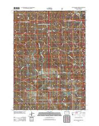 Rattlesnake Draw Wyoming Historical topographic map, 1:24000 scale, 7.5 X 7.5 Minute, Year 2012