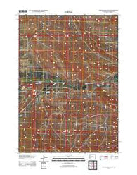 Rattlesnake Gulch Wyoming Historical topographic map, 1:24000 scale, 7.5 X 7.5 Minute, Year 2012