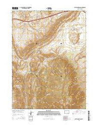 Rattlesnake Pass Wyoming Current topographic map, 1:24000 scale, 7.5 X 7.5 Minute, Year 2015