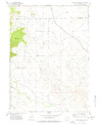 Rawhide Buttes East Wyoming Historical topographic map, 1:24000 scale, 7.5 X 7.5 Minute, Year 1974