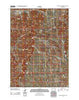 Rawhide Buttes West Wyoming Historical topographic map, 1:24000 scale, 7.5 X 7.5 Minute, Year 2012