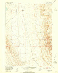 Rawlins NW Wyoming Historical topographic map, 1:24000 scale, 7.5 X 7.5 Minute, Year 1953