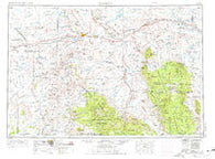 Rawlins Wyoming Historical topographic map, 1:250000 scale, 1 X 2 Degree, Year 1954