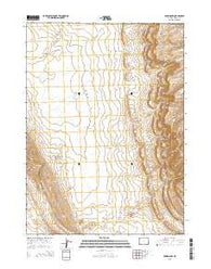 Rawlins NW Wyoming Current topographic map, 1:24000 scale, 7.5 X 7.5 Minute, Year 2015