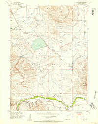 Ray Lake Wyoming Historical topographic map, 1:24000 scale, 7.5 X 7.5 Minute, Year 1952