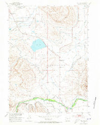 Ray Lake Wyoming Historical topographic map, 1:24000 scale, 7.5 X 7.5 Minute, Year 1952