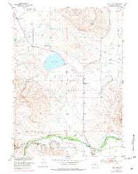 Ray Lake Wyoming Historical topographic map, 1:24000 scale, 7.5 X 7.5 Minute, Year 1952