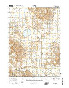 Ray Lake Wyoming Current topographic map, 1:24000 scale, 7.5 X 7.5 Minute, Year 2015
